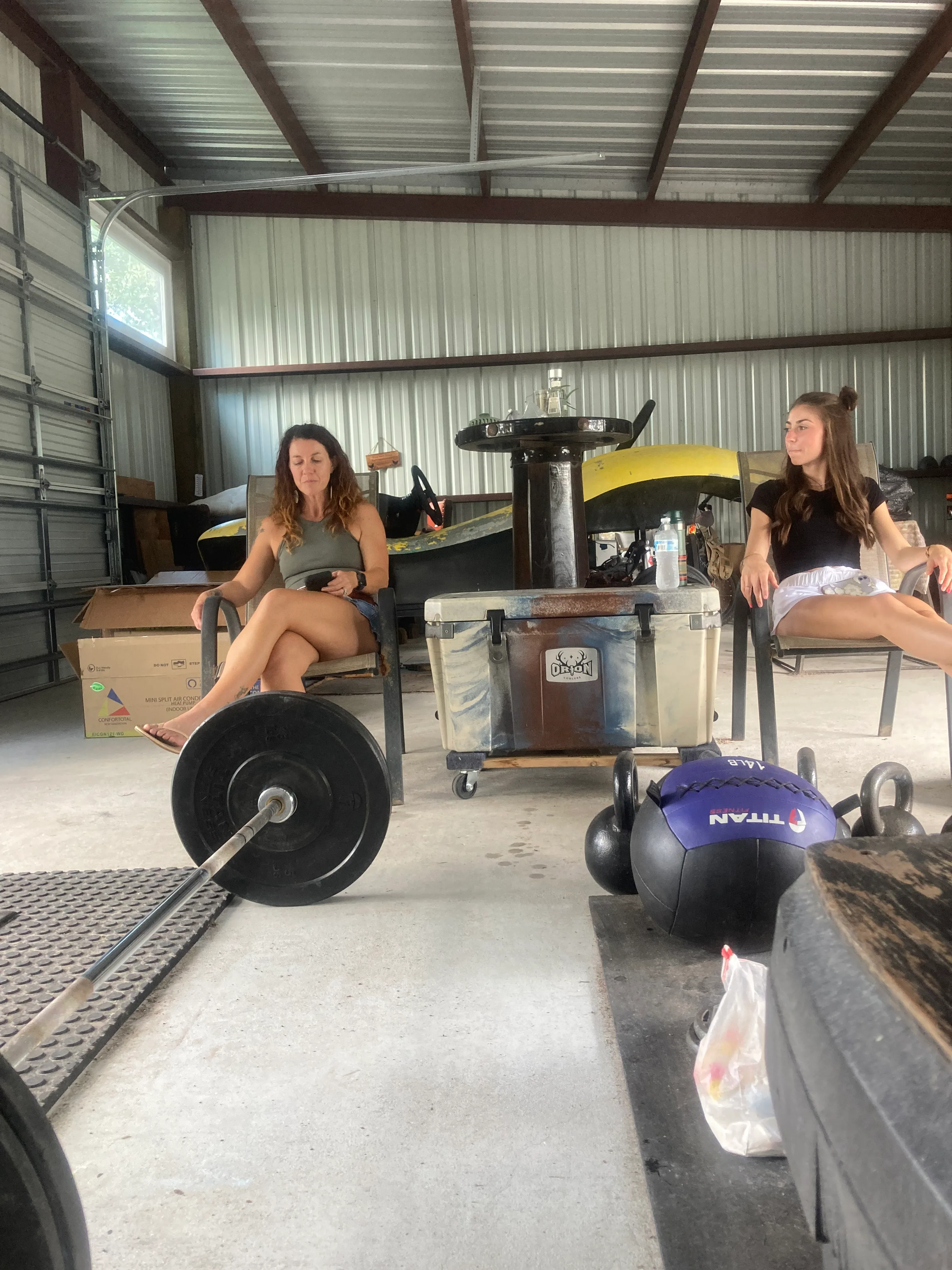 The gym as hangout space