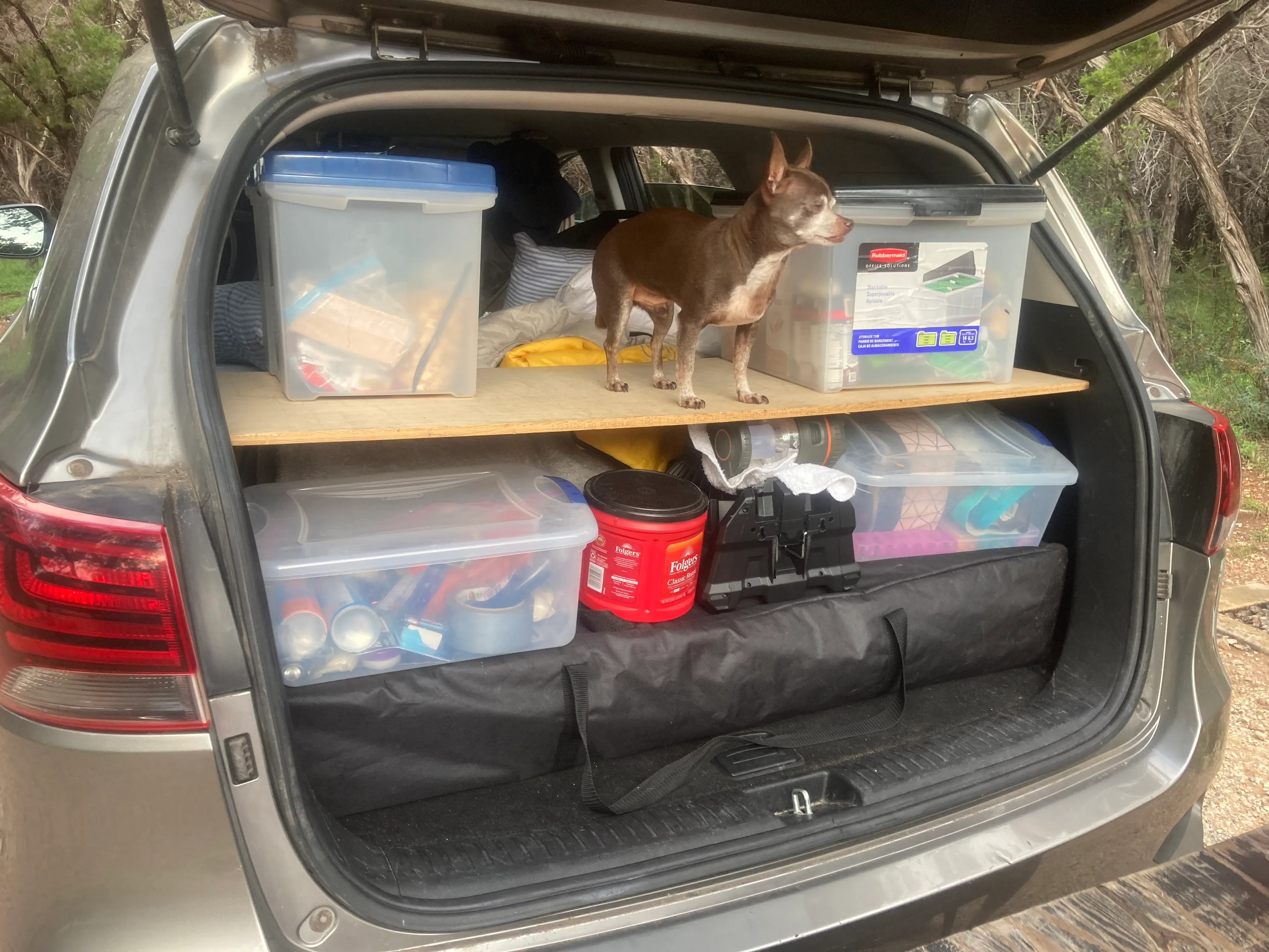 Quick-pack system — everything fits, everything has a place