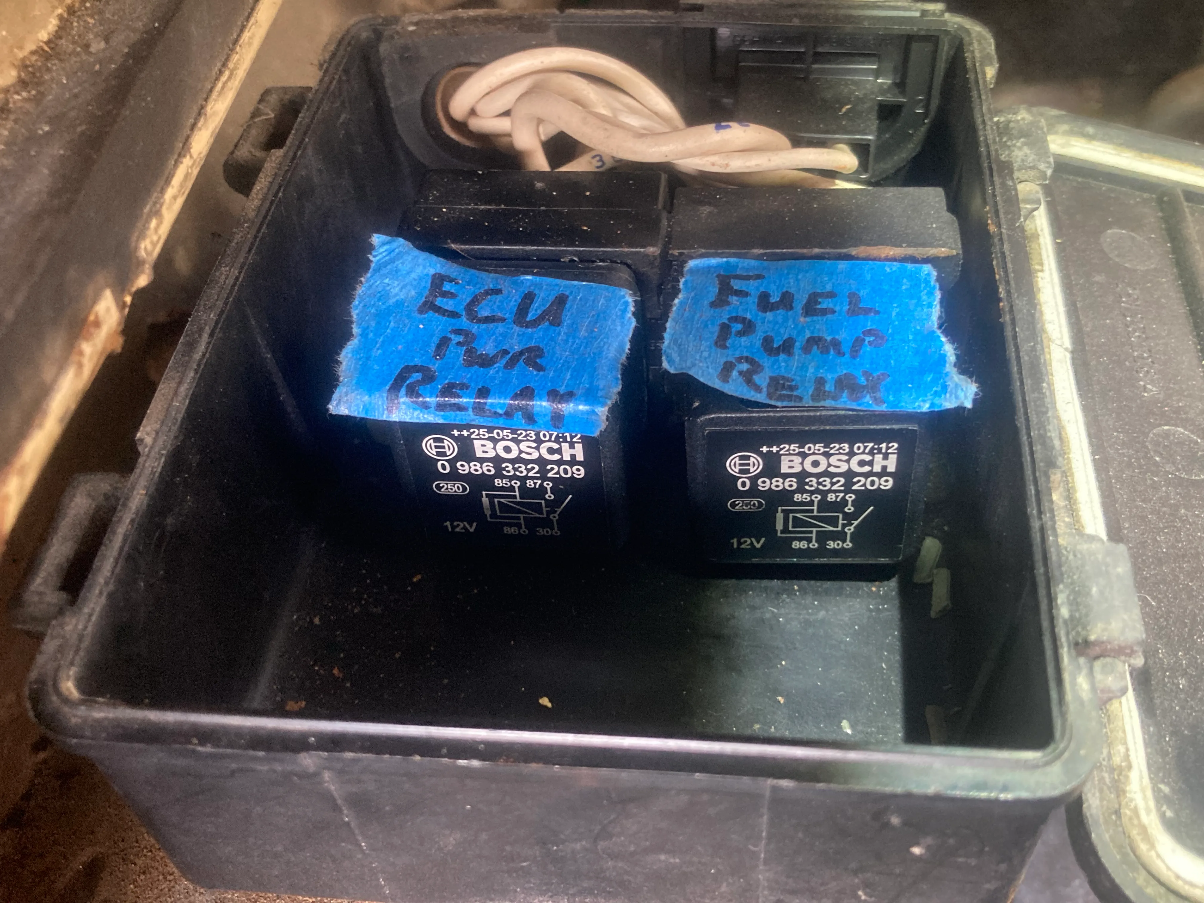 Battery and ECU tray