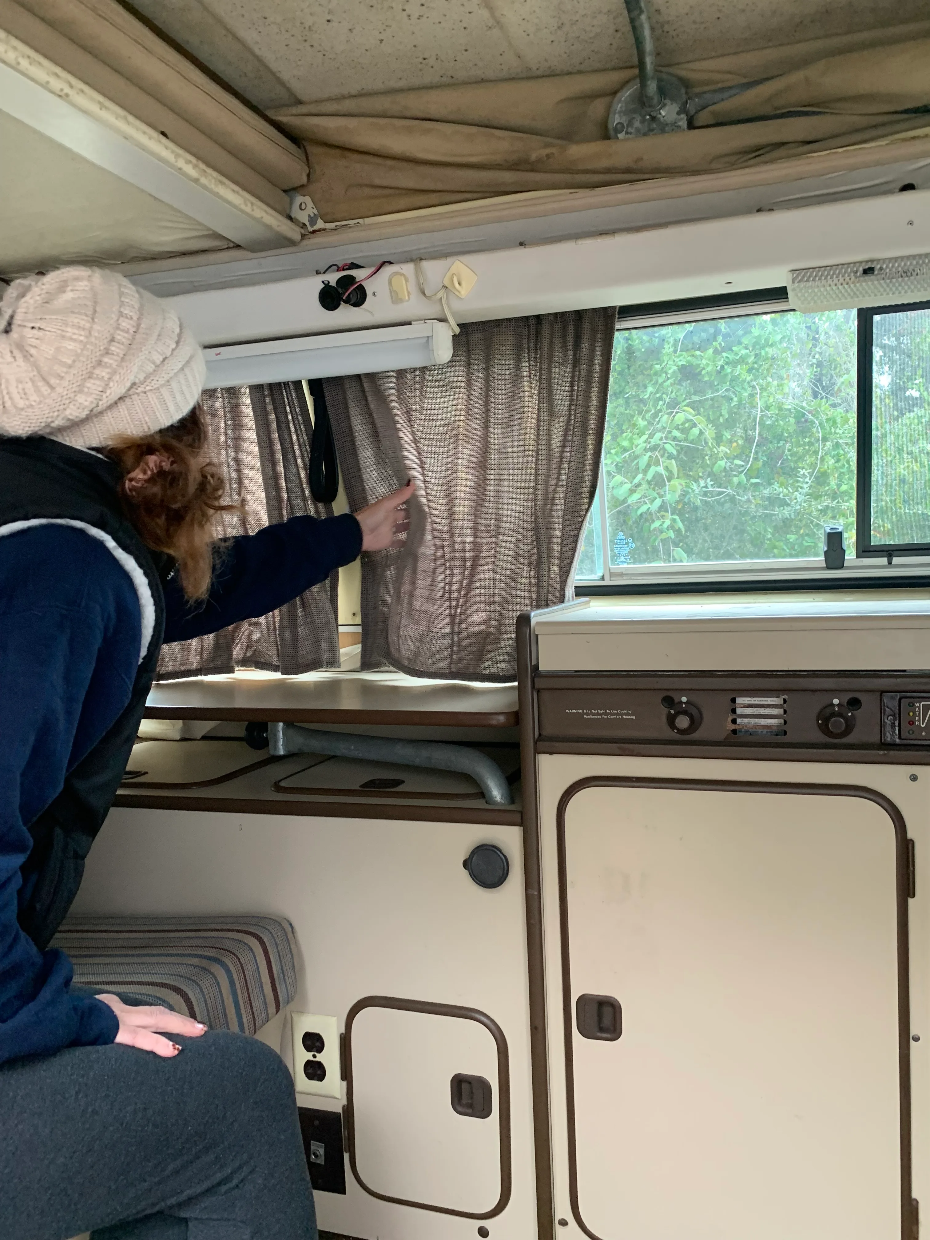 Westfalia popup interior