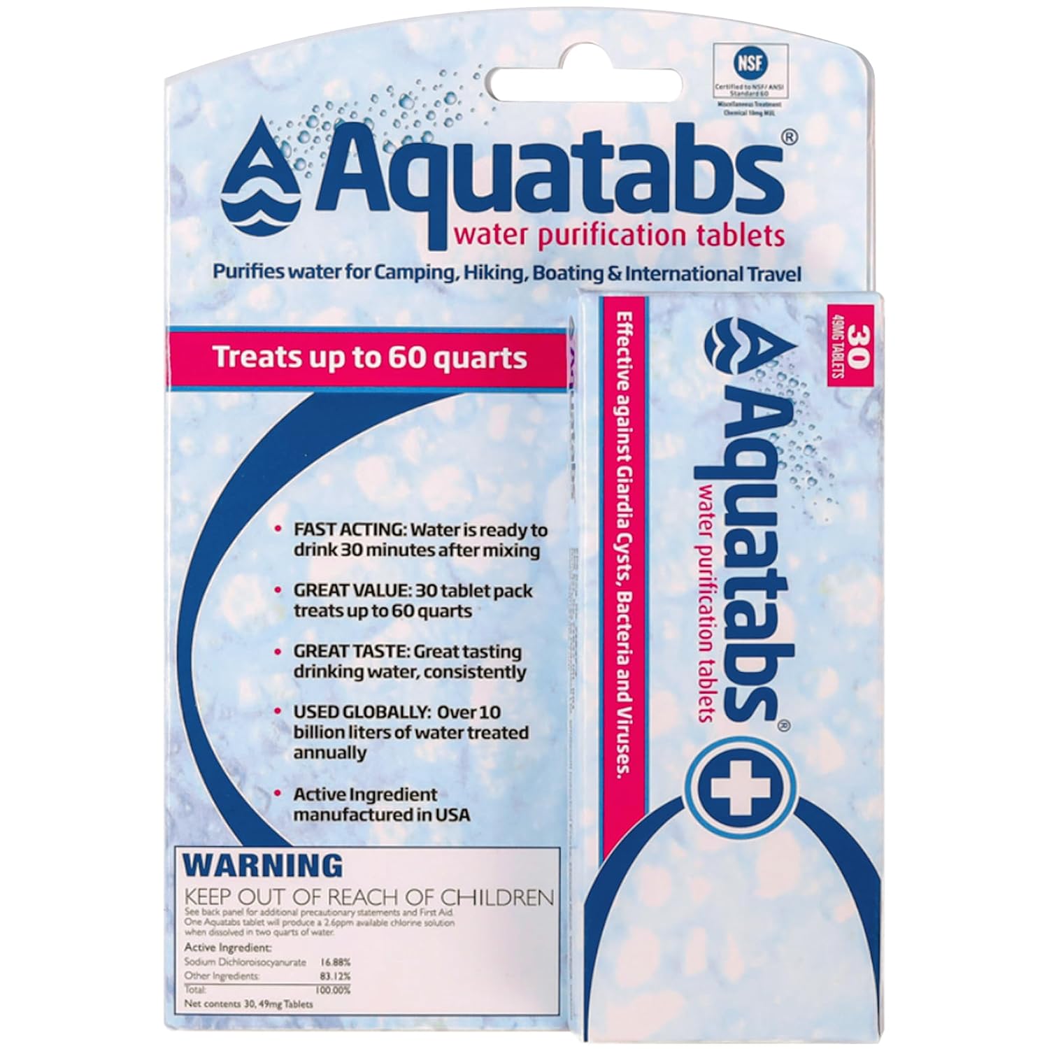 Aquatabs Water Purification Tablets