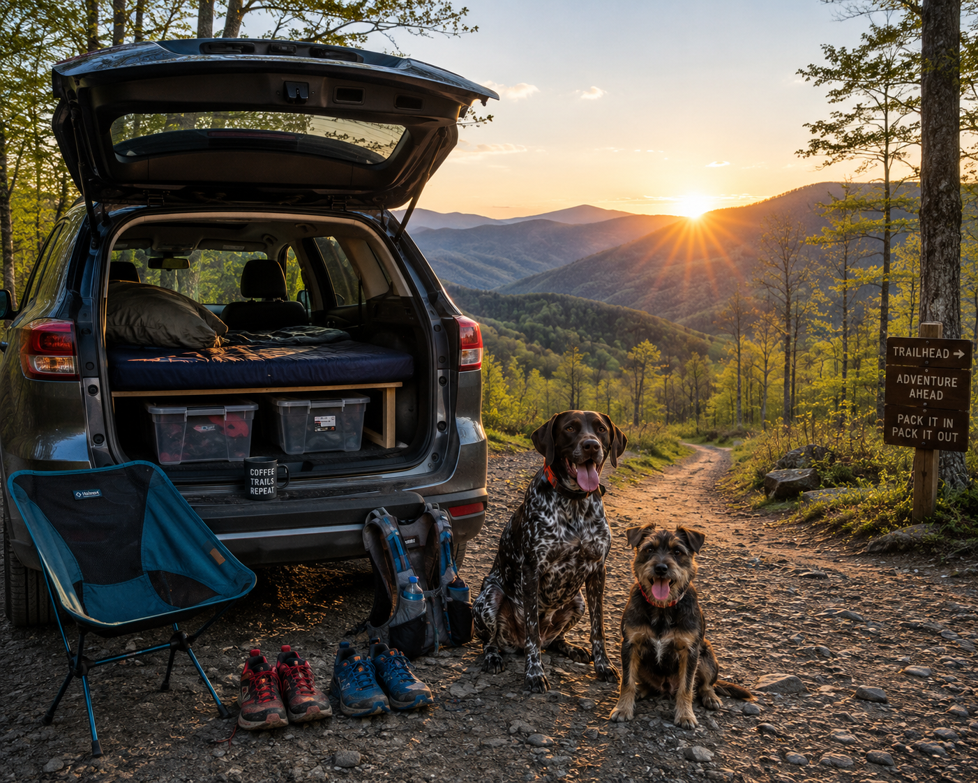 Two Pairs of Running Shoes and the Dogs: My Complete Gear List