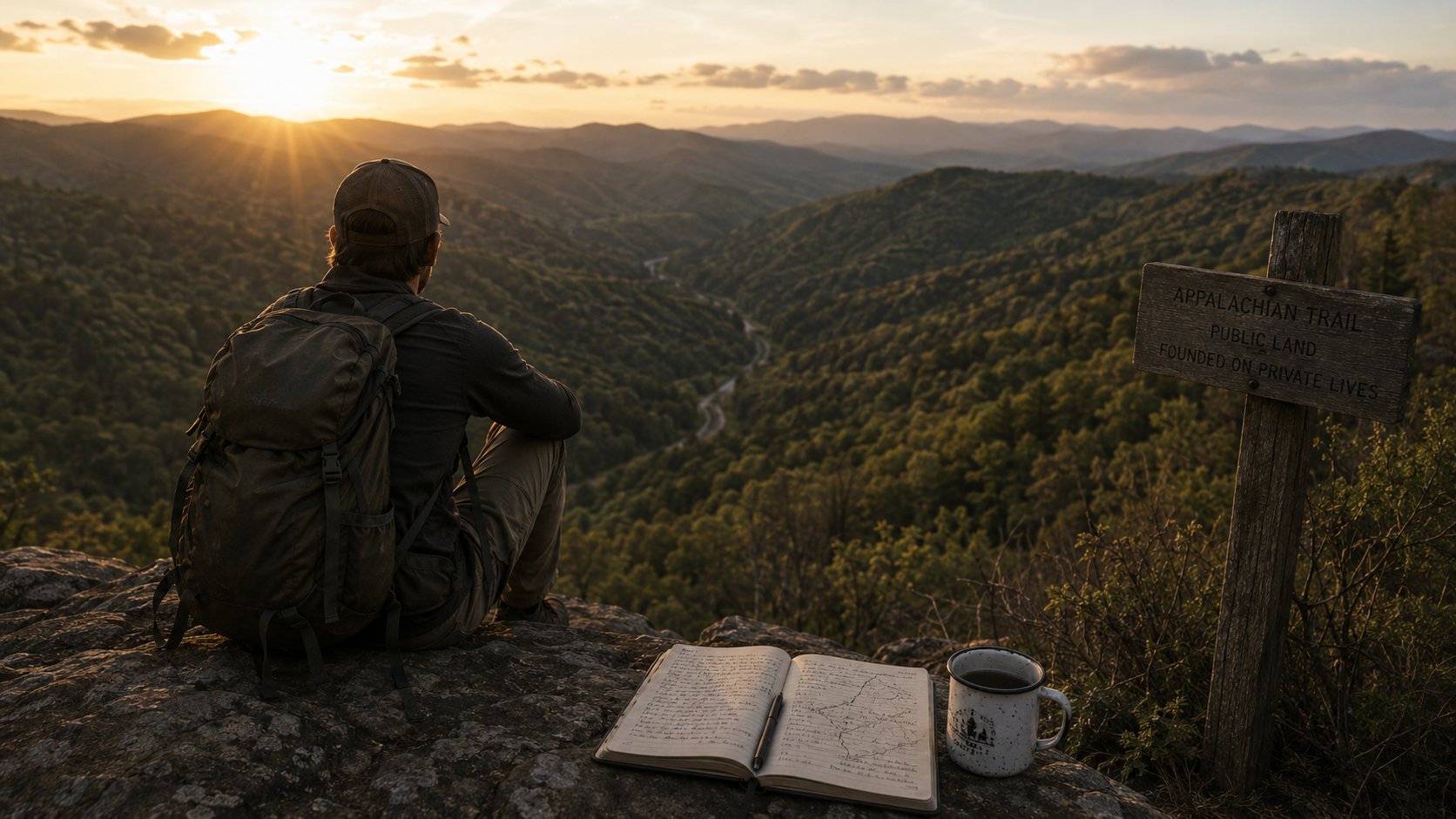 Standing at the edge of public land, wondering who was here before