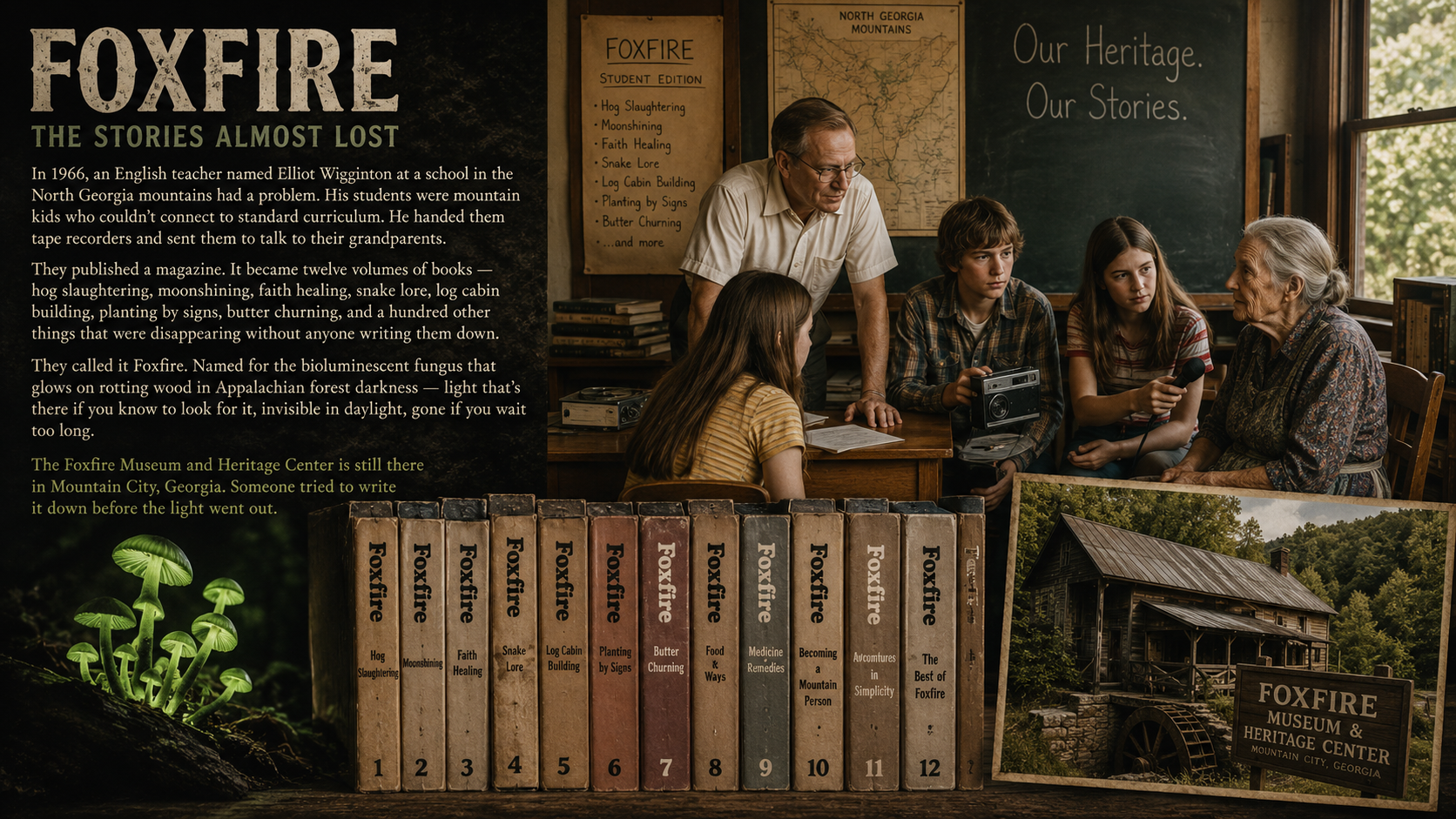The Foxfire stories — preserving what the mountains knew