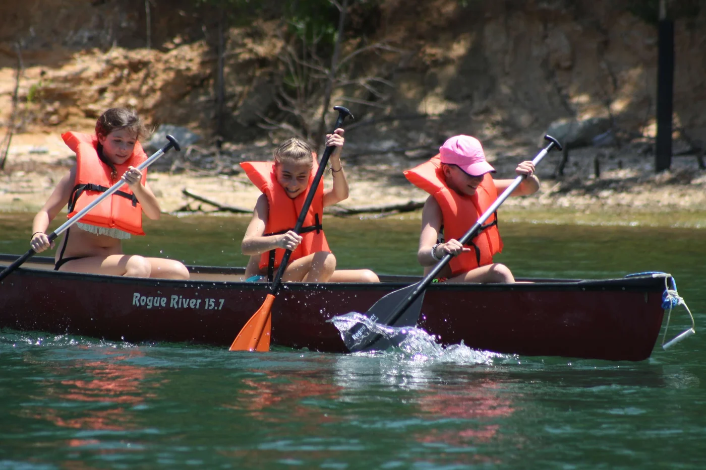 Three girls, one canoe, full commitment — Georgia river trip