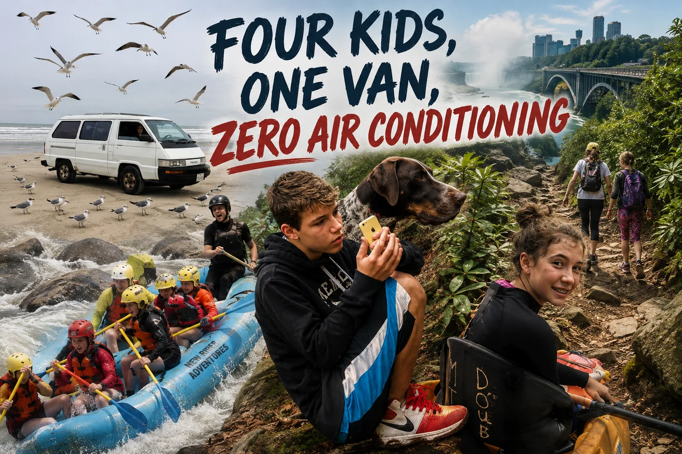 Four Kids, One Van, Zero Air Conditioning