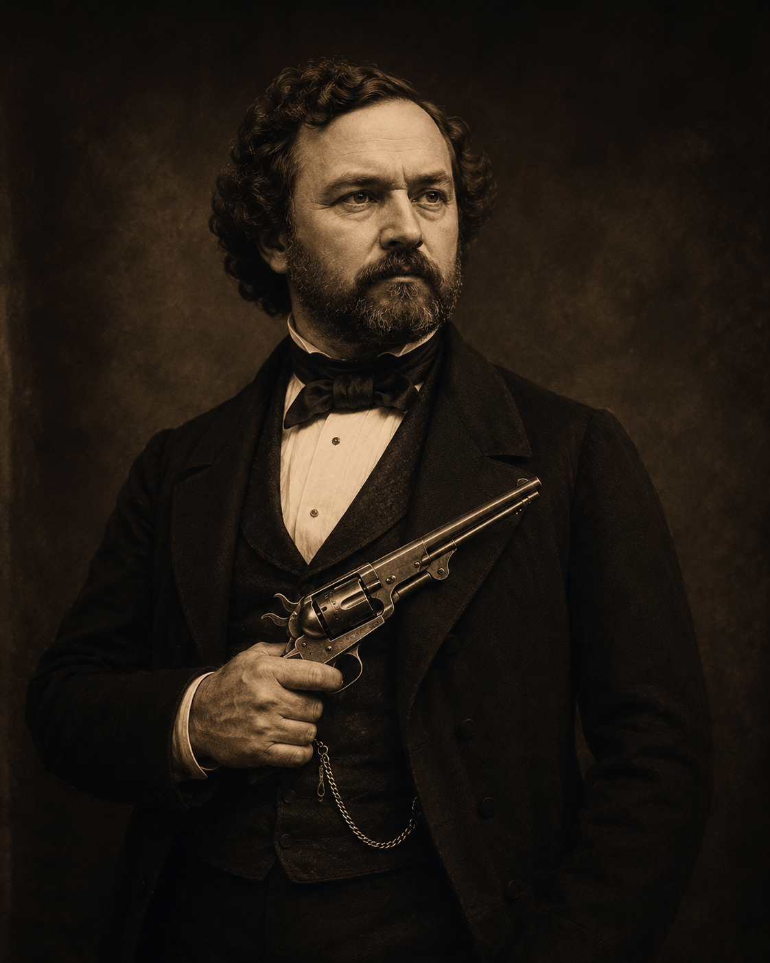Samuel Colt, the gunmaker who held title to half of Lamar, Texas 1856-1861