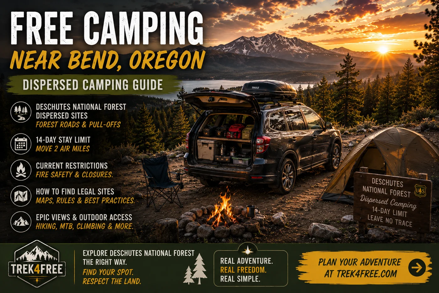 Free Camping Near Bend, Oregon: A Practical Dispersed Camping Guide