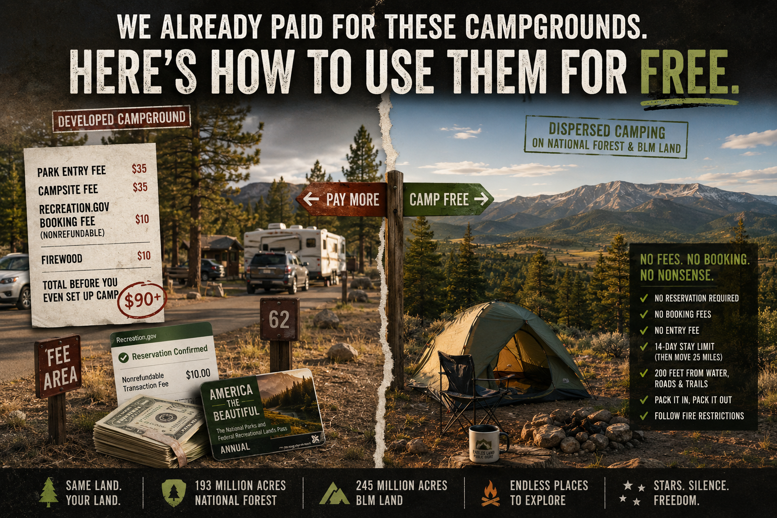 We Already Paid for These Campgrounds. Here's How to Use Them for Free.
