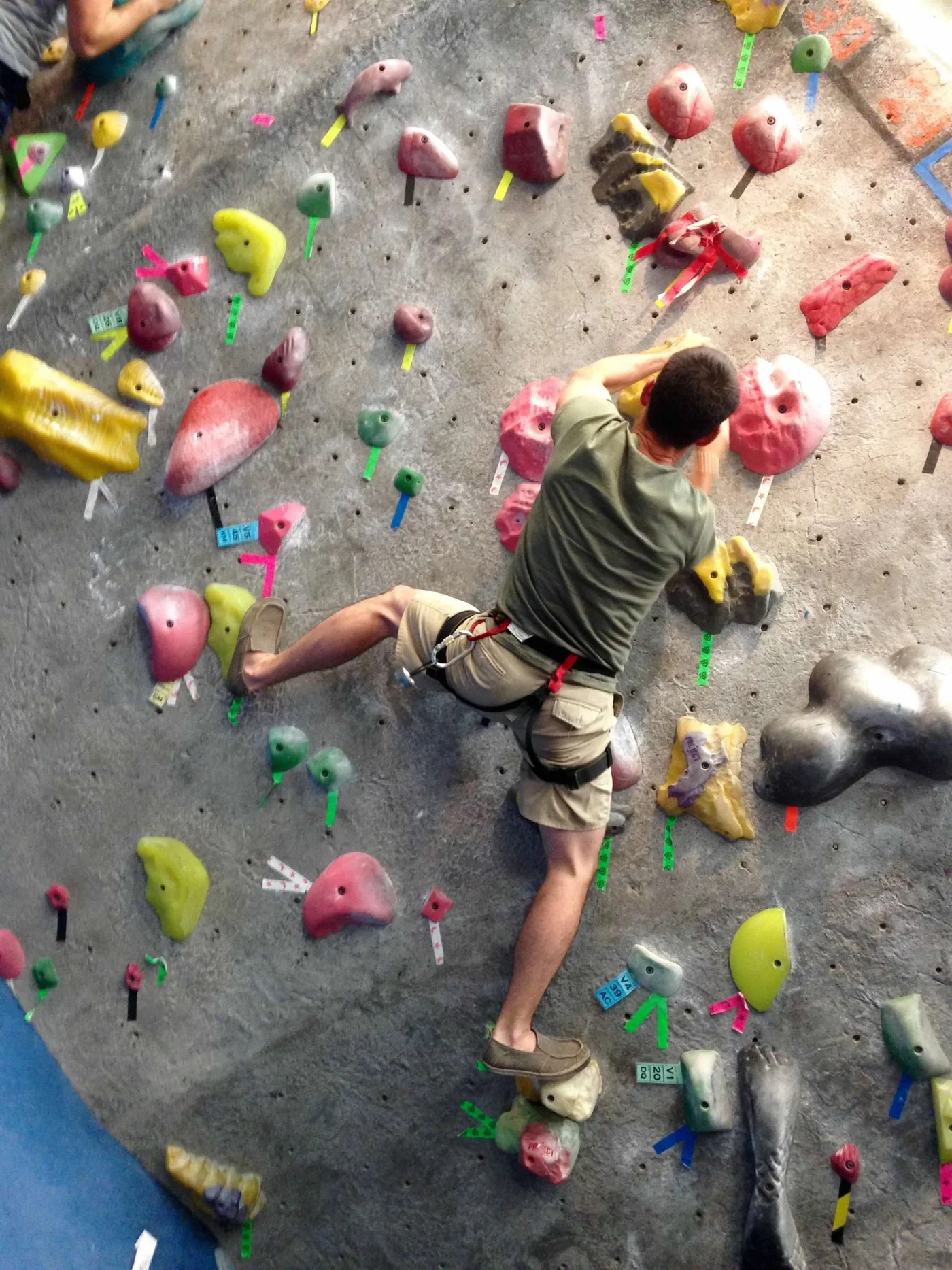 Tortuga at the Richmond indoor gym — the CrossFit training transferred in ways we didn't expect