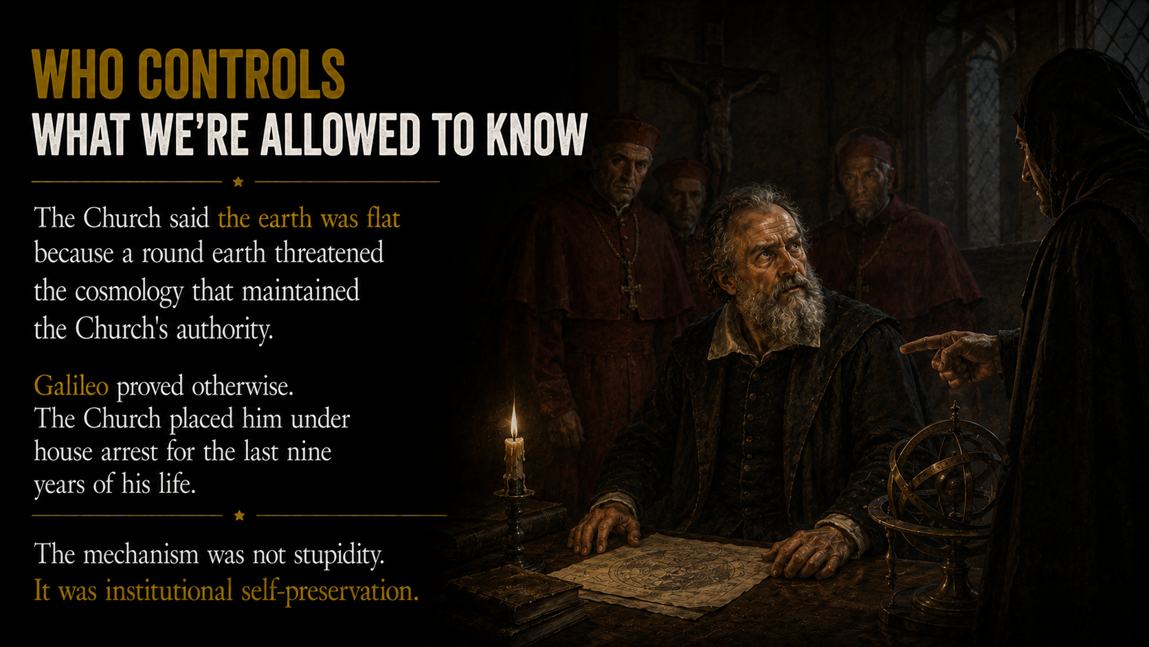 Who controls what we are allowed to know