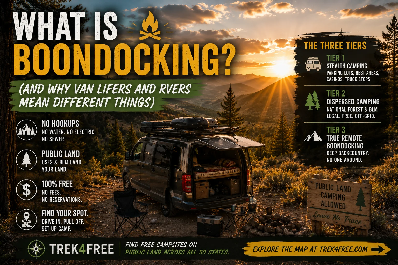 What Is Boondocking? (And Why Van Lifers and RVers Mean Different Things)